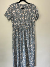 Load image into Gallery viewer, RTS - Dusty Blue Floral - Button Maxi Dress
