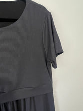Load image into Gallery viewer, RTS - charcoal nursing dress
